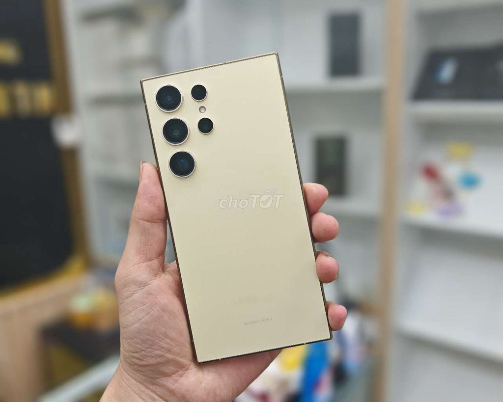 Samsung S24 Ultra 12/256GB GOLD đẹp keng BH dài