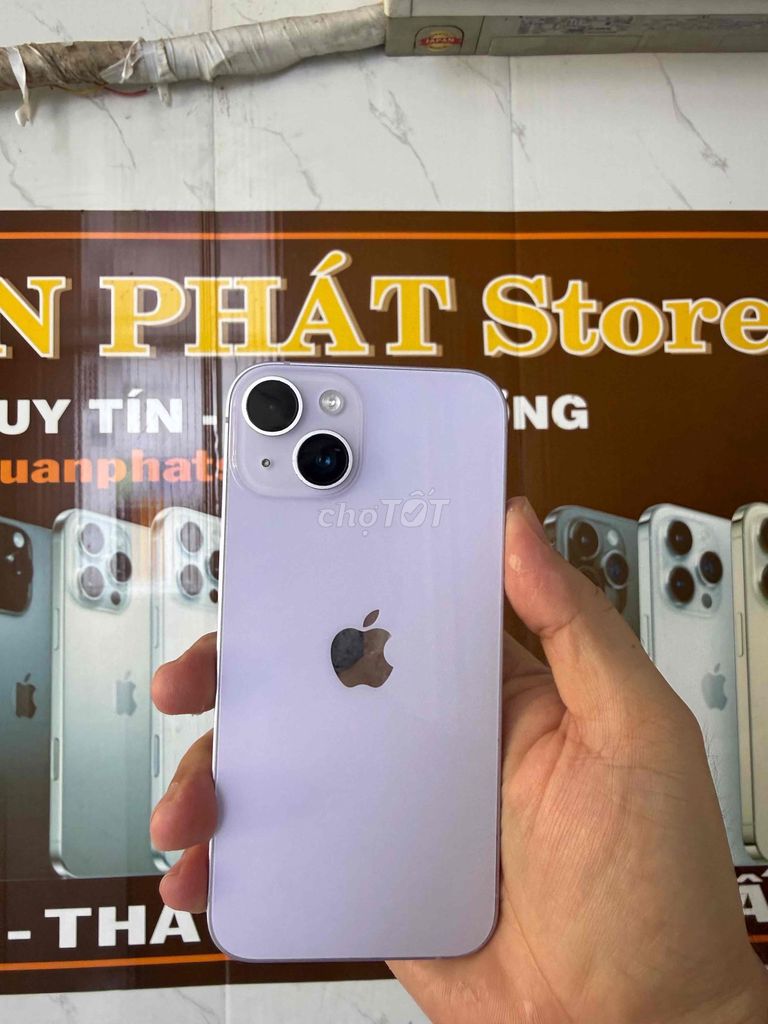 Apple iPhone 14 128GB Tím 2 sim vật lý. Mua bán Điện thoại tại Quận Bình Tân Tp Hồ Chí Minh được đăng bởi Thuận Phát Store hình 1