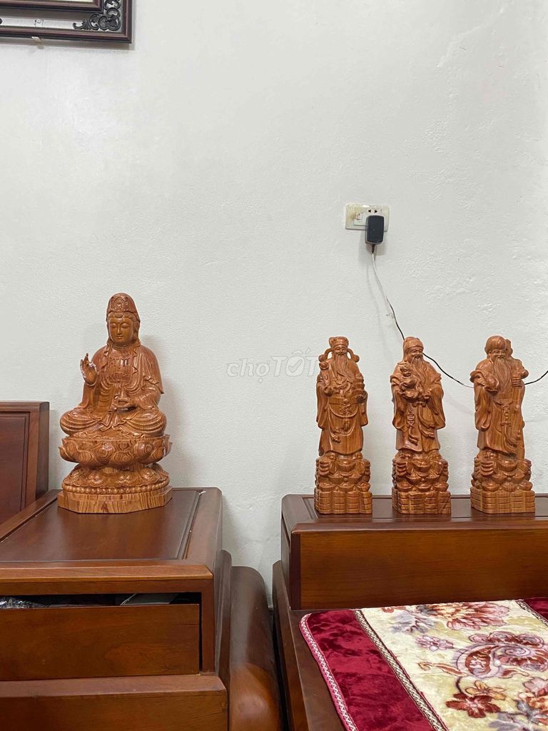 Tượng Phật Bà Gỗ 50cm. Mua bán Nội thất, đồ gia dụng khác tại Huyện Đông Anh Hà Nội được đăng bởi Đức Hậu hình 1