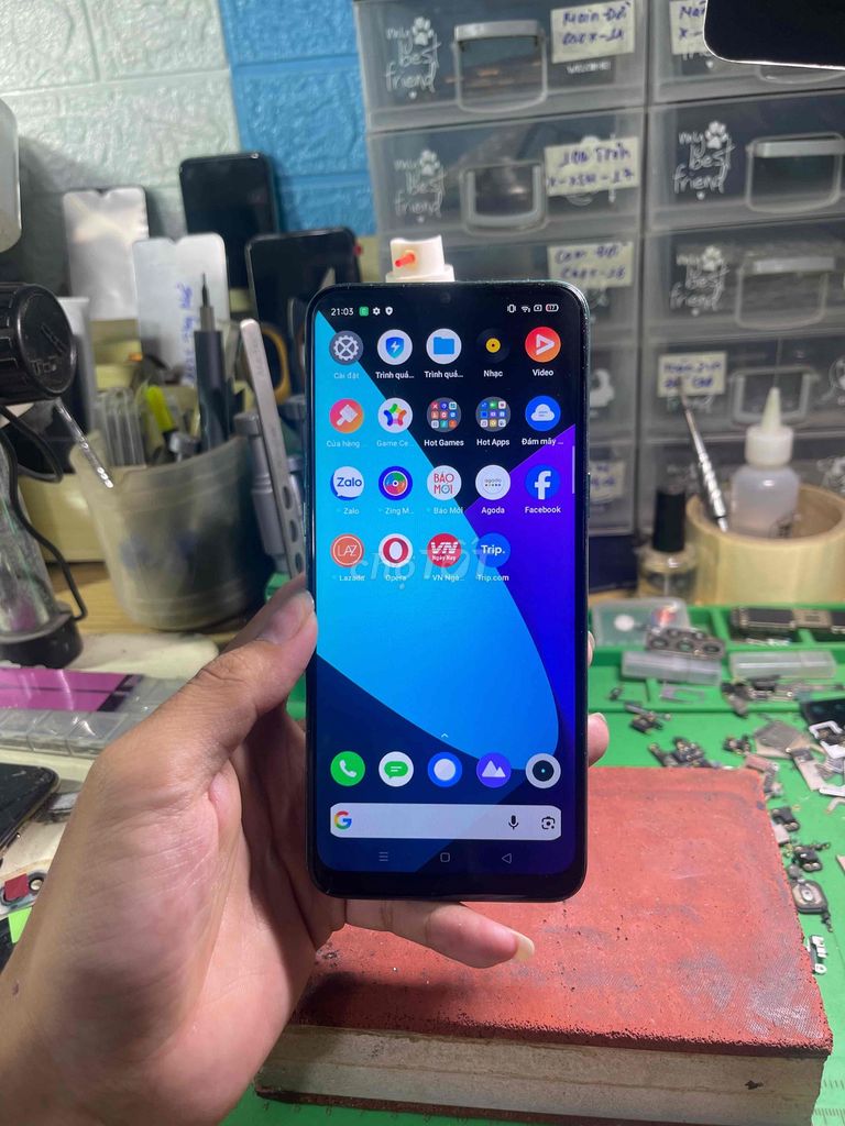 Realme 5i 64GB Xanh lá. Mua bán Điện thoại tại Thành phố Biên Hòa Đồng Nai được đăng bởi Thà Lê APPLE hình 1