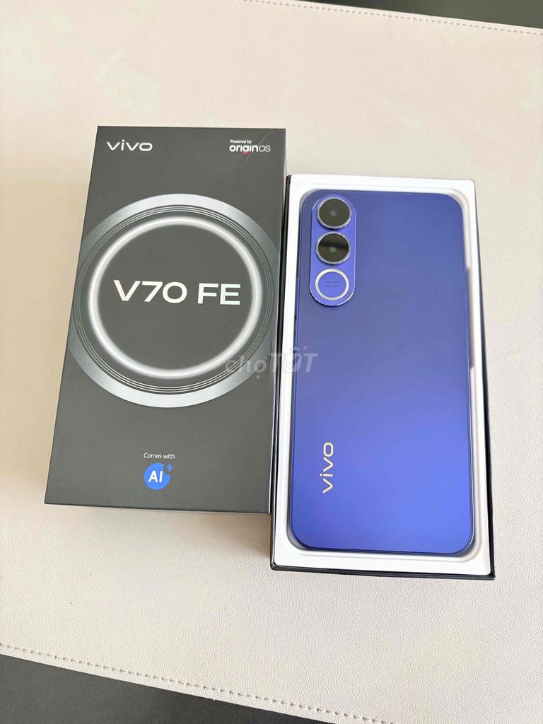 Vivo V70 FE 8/256GB Xanh 99% Fullbox Có GL máy. Mua bán Điện thoại tại Quận Ninh Kiều Cần Thơ được đăng bởi nguyễn Trần Quân hình 1