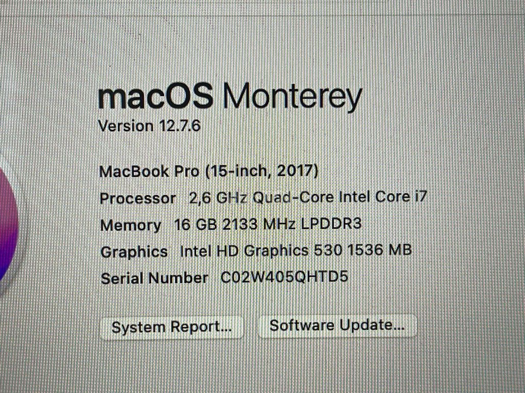 macbook Pro 15 inch 2017  giá rẻ.. Mua bán Laptop tại Quận 3 Tp Hồ Chí Minh được đăng bởi Phú An hình 1