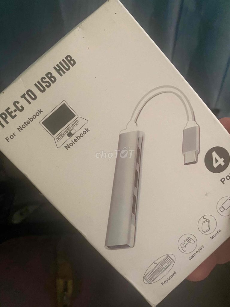 Dư dùng Hub Type C ra 4 cổng usb Laptop Macbook