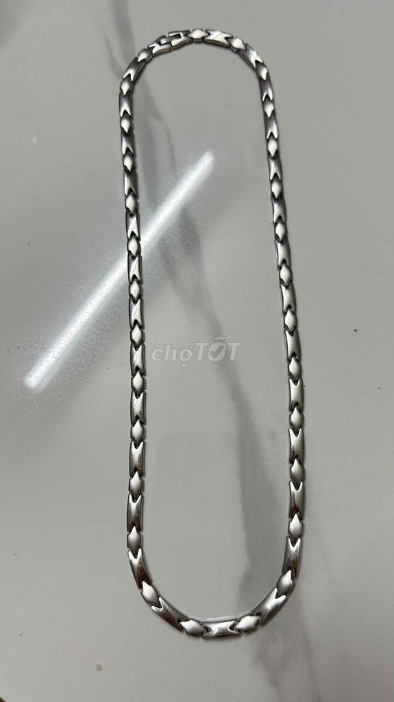 Dây chuyền Nam Titan 60cm. Mua bán Phụ kiện thời trang khác tại Quận 11 Tp Hồ Chí Minh được đăng bởi Hiếu 1988 hình 1