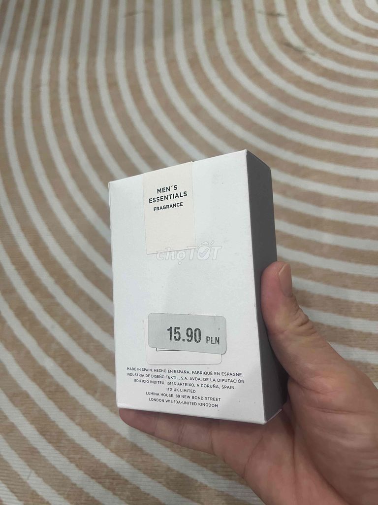 Pass nước hoa Silver zara nam 30ml new