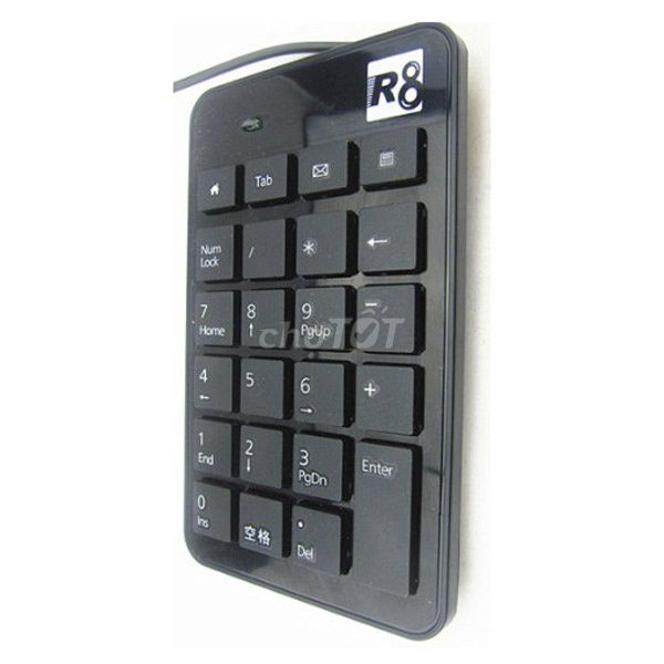 Bàn phím số R8 1810 USB Đen. Mua bán Phụ kiện (Màn hình, Chuột...) tại Quận Tân Bình Tp Hồ Chí Minh được đăng bởi Hợp Thành Thịnh hình 1