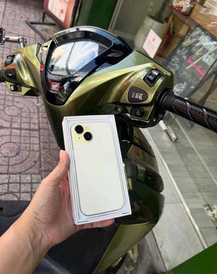 iphone 15plus 512gb vàng qtế mỹ pin100 zin keng