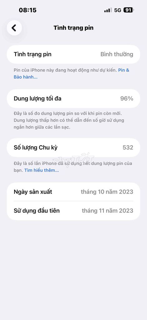 Apple iPhone 15 Pro Max 256GB Đen. Mua bán Điện thoại tại Thành phố Nam Định Nam Định được đăng bởi trần trung tú hình 1