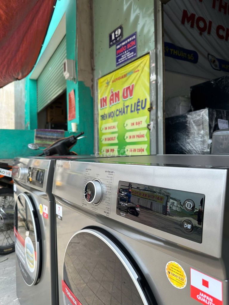Máy sấy thông hơi 7 kg Toshiba TD-H80SEV(SK). Mua bán Máy giặt tại Quận Gò Vấp Tp Hồ Chí Minh được đăng bởi Điện Máy Giá Kho Miền Nam hình 2