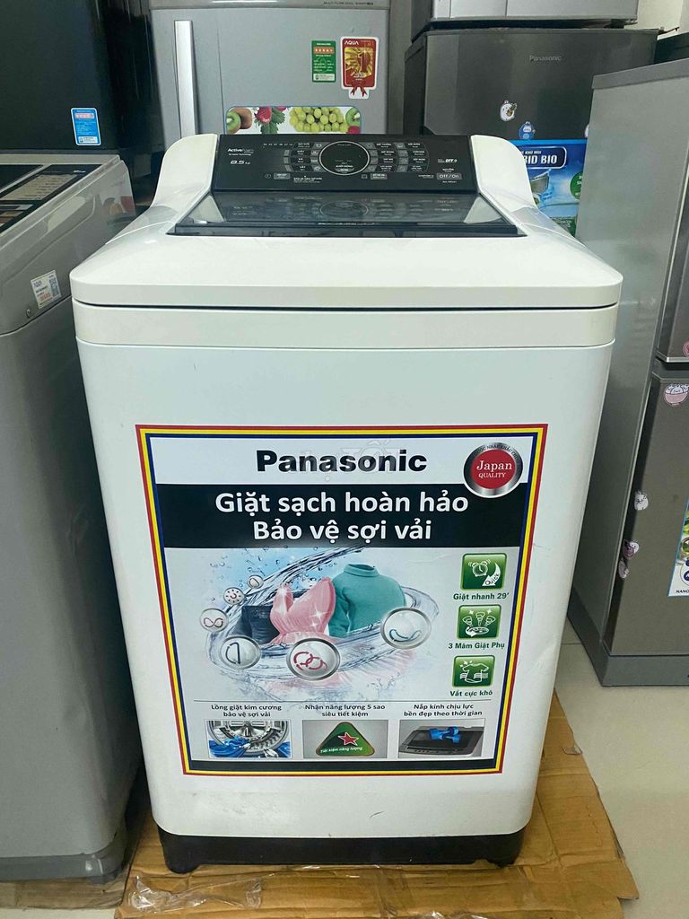 Thanh lý máy giặt lồng đứng Panasonic 8.5kg