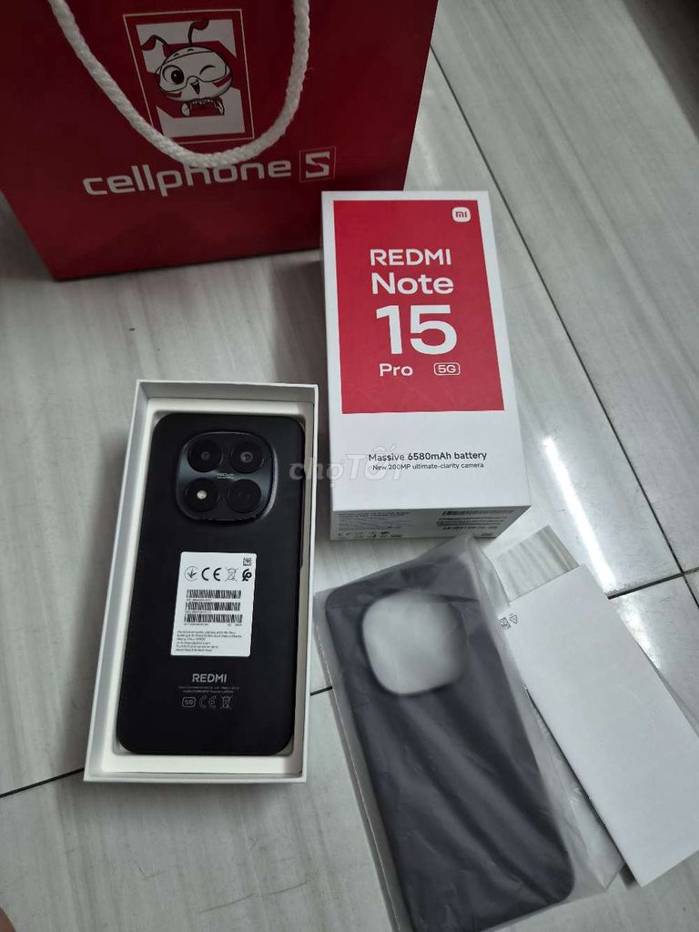 Xiaomi Redmi Note 15 Pro 5G 12GB/256GB Đen. Mua bán Điện thoại tại Quận 6 Tp Hồ Chí Minh được đăng bởi võ văn hoàng hình 1