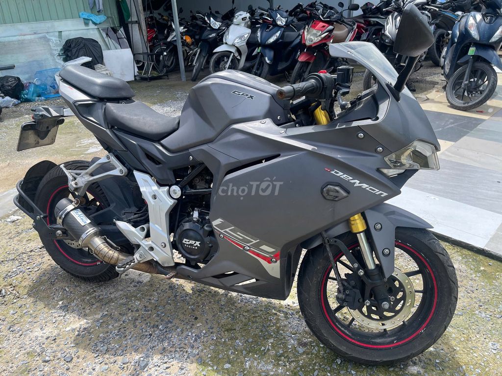 GPX Demon 150 2018 Xám odo 15.000km, nguyên zin.