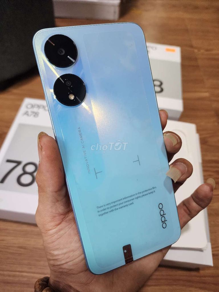 OPP0 A78 Nguyên Hộp bảo hành 3 Tháng.. Mua bán Điện thoại tại Thành phố Buôn Ma Thuột Đắk Lắk được đăng bởi OPPO LINH ANH 48 LÊ QUÝ ĐÔN BMT hình 1