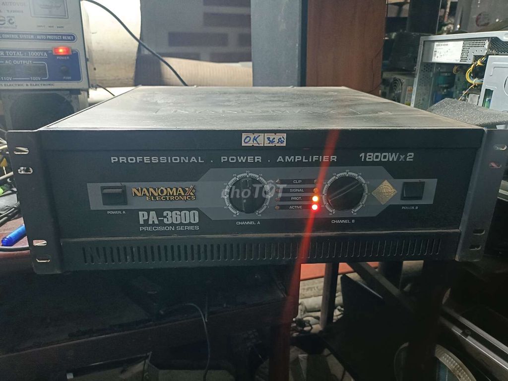 Cục đẩy công suất Nanomax PA-3600 Đen. Mua bán Tivi, Âm thanh tại Thành phố Long Xuyên An Giang được đăng bởi QUYẾL TRẦN hình 1