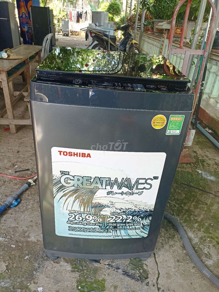 Máy giặt Toshiba 10Kg, mới 90%. Mua bán Máy giặt tại Thành phố Đồng Xoài Bình Phước được đăng bởi thành hình 1