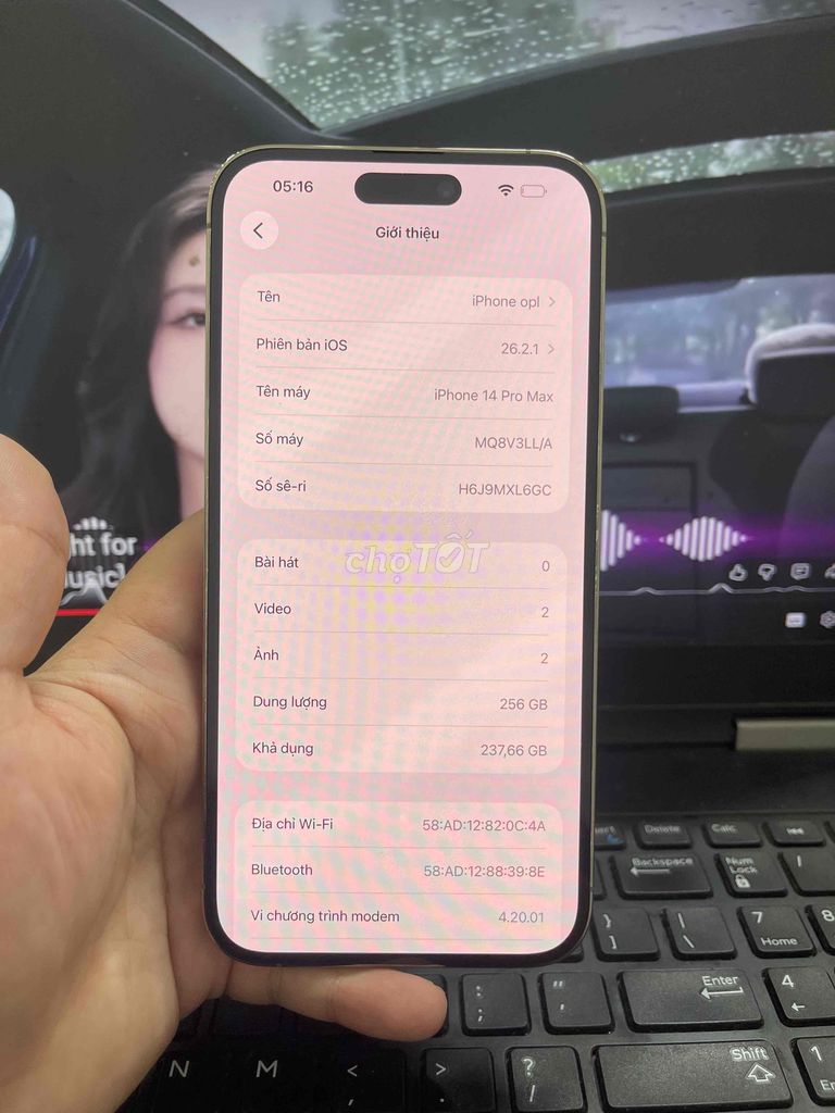 Apple iPhone 14 Pro Max 256GB Vàng Nguyên zin. Mua bán Điện thoại tại Quận Cầu Giấy Hà Nội được đăng bởi Táo Zin Hà Nội hình 1