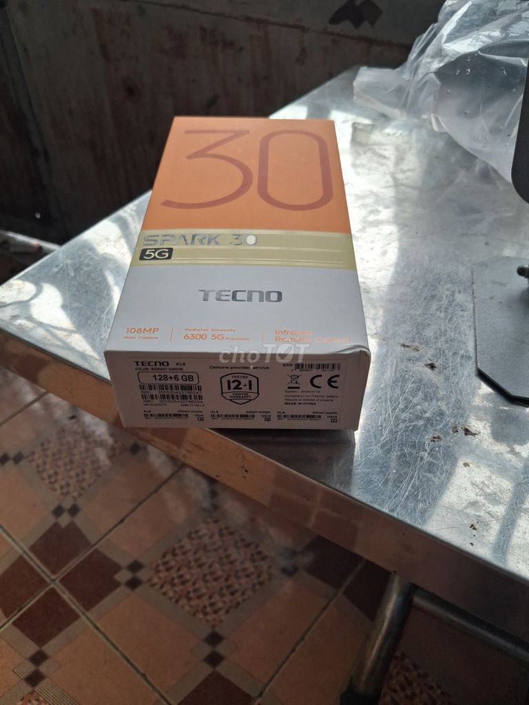 Tecno Spark 30 5G 128GB Midnight Shadow. Mua bán Điện thoại tại Quận Tân Phú Tp Hồ Chí Minh được đăng bởi Hiếu hình 1