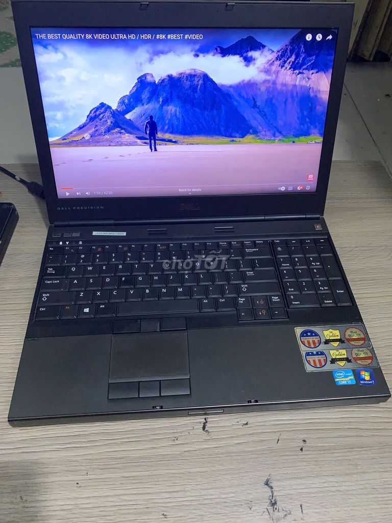 Latop Dell core i7 2620M ram 8G 750G xách tay Mỹ