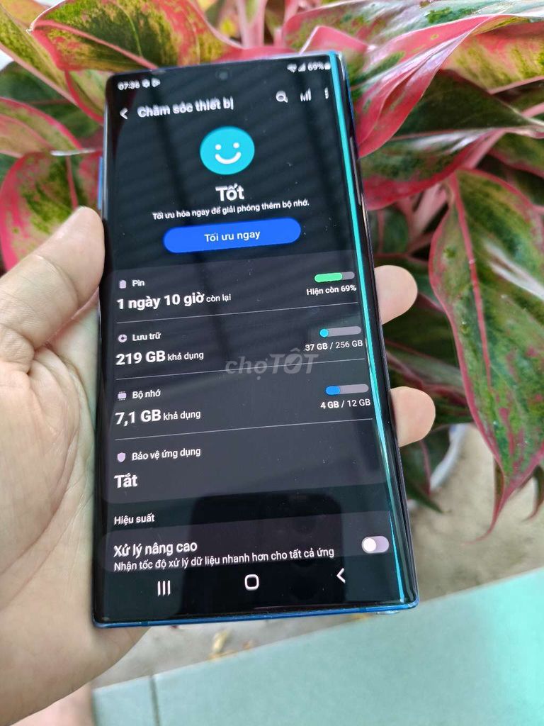 Note 10plus 5G Mỹ 1sim gam12/256 main màn zin.GL. Mua bán Điện thoại tại Quận Bình Thuỷ Cần Thơ được đăng bởi kimAnh13 máy củ zin  hình 2