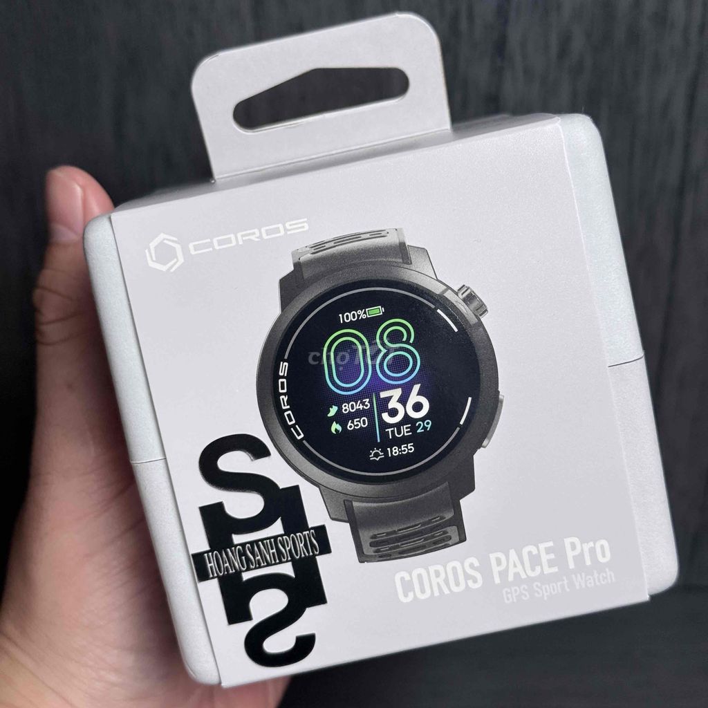 COROS PACE PRO AMOLED 46mm ĐEN NEWSEAL