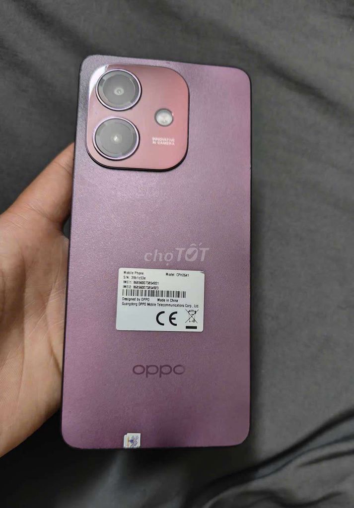 Oppo A5i 128GB Tím. Mua bán Điện thoại tại Quận Hoàng Mai Hà Nội được đăng bởi Đặng Trúc Quỳnh hình 1