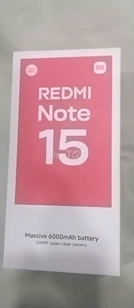 Xiaomi Redmi Note 15 8GB/128GB Đen. Mua bán Điện thoại tại Quận Gò Vấp Tp Hồ Chí Minh được đăng bởi Lê hữu dương  hình 1