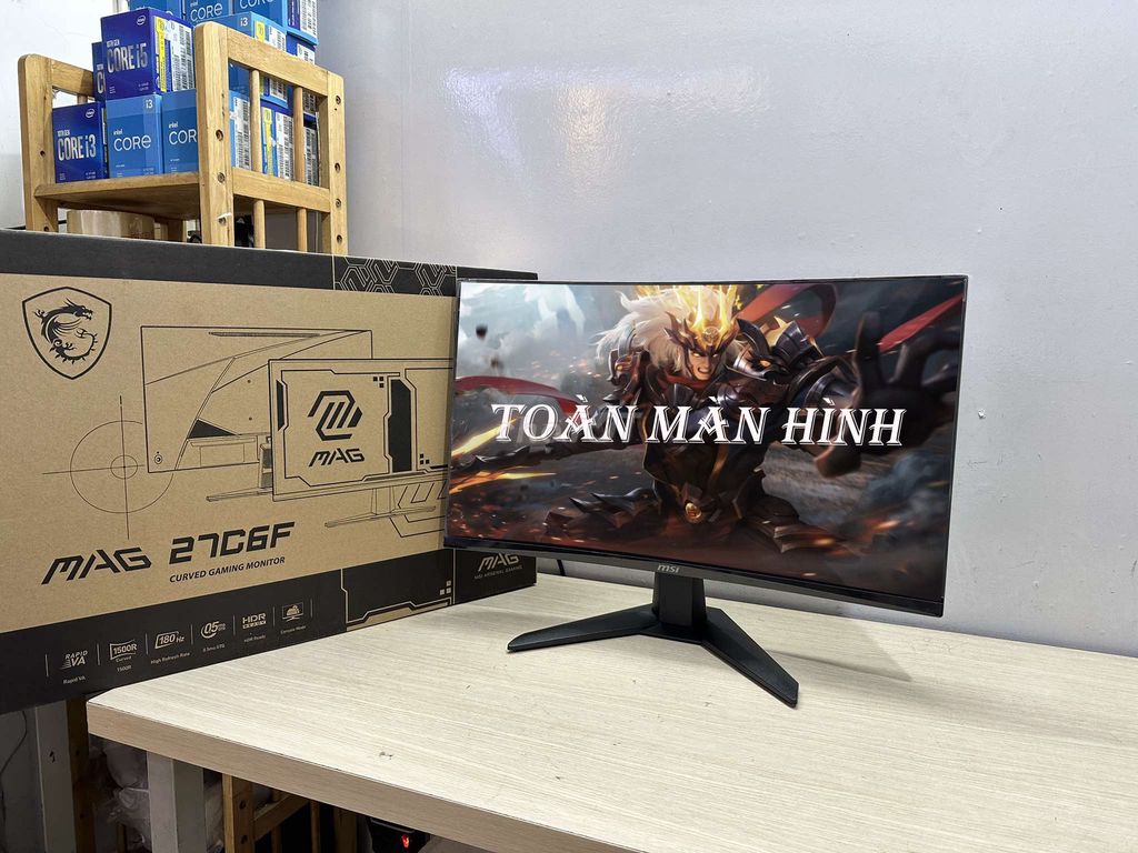 Màn hình cong 180hz 27" MSI mới bh 24th