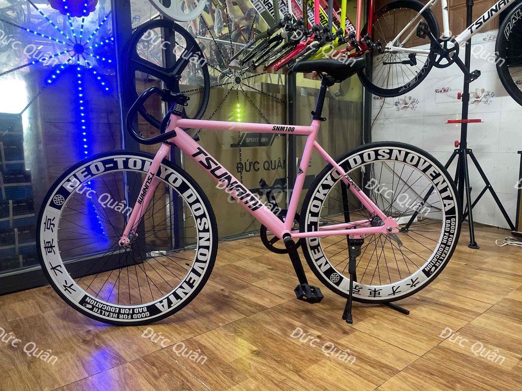 XẢ KHO XE ĐẠP FIXGEAR BÁNH 6P TEM TOKYO