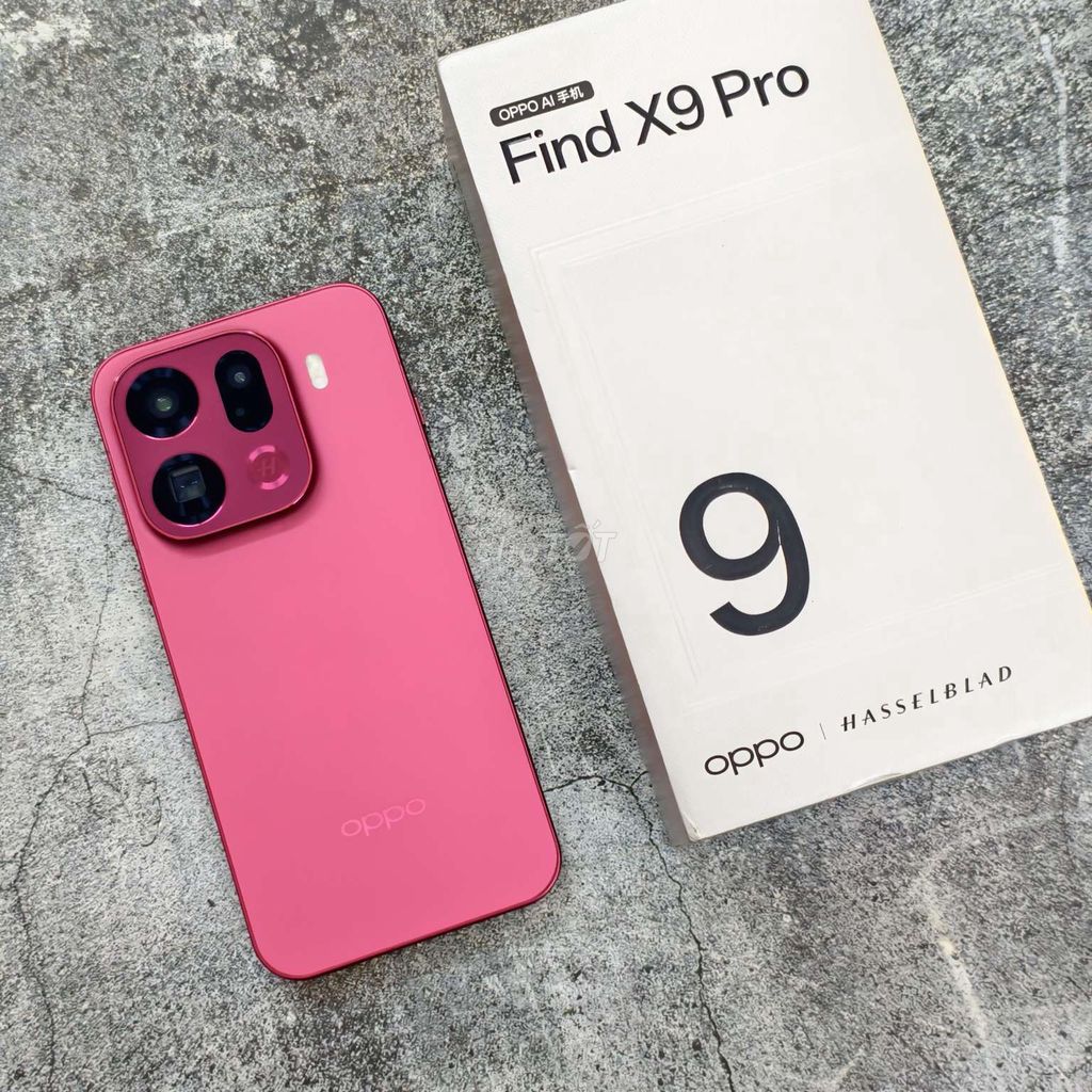 Oppo Find X9 Pro 5G 256GB Đỏ. Mua bán Điện thoại tại Quận Thanh Khê Đà Nẵng được đăng bởi Tú MB hình 1