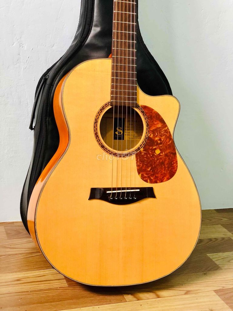 Guitar Acoustic S-Việt còn mới đẹp. full phụ kiện