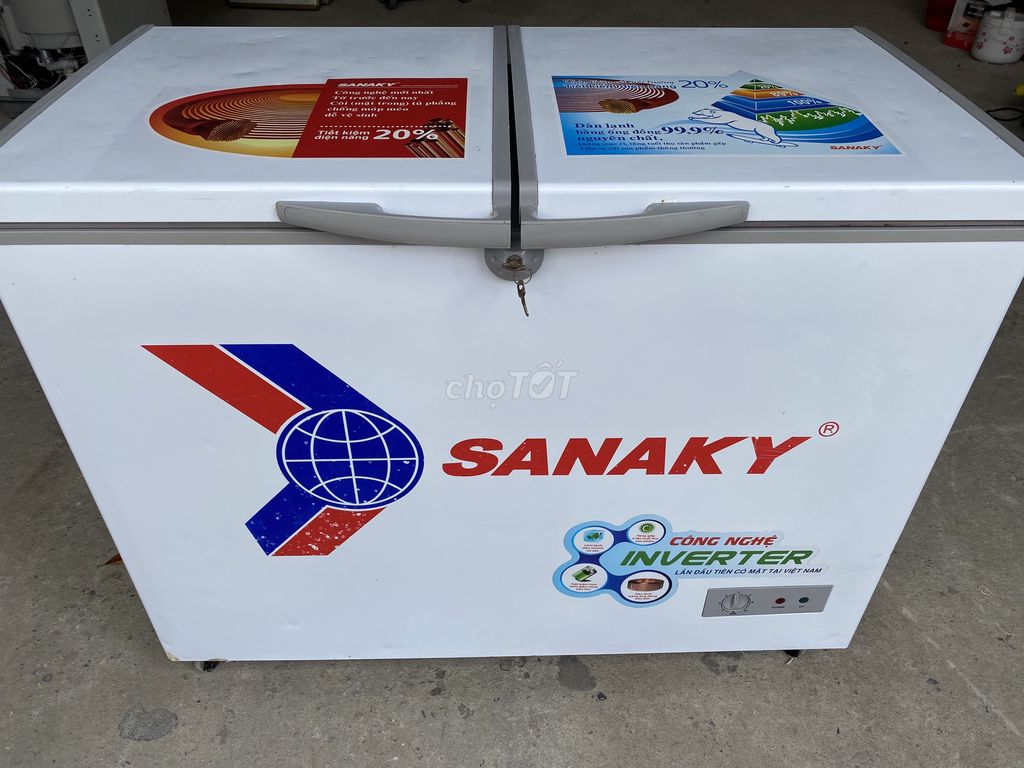 Thanh Lý Tủ Đông Sanaky Inverter 300L Mới 90%