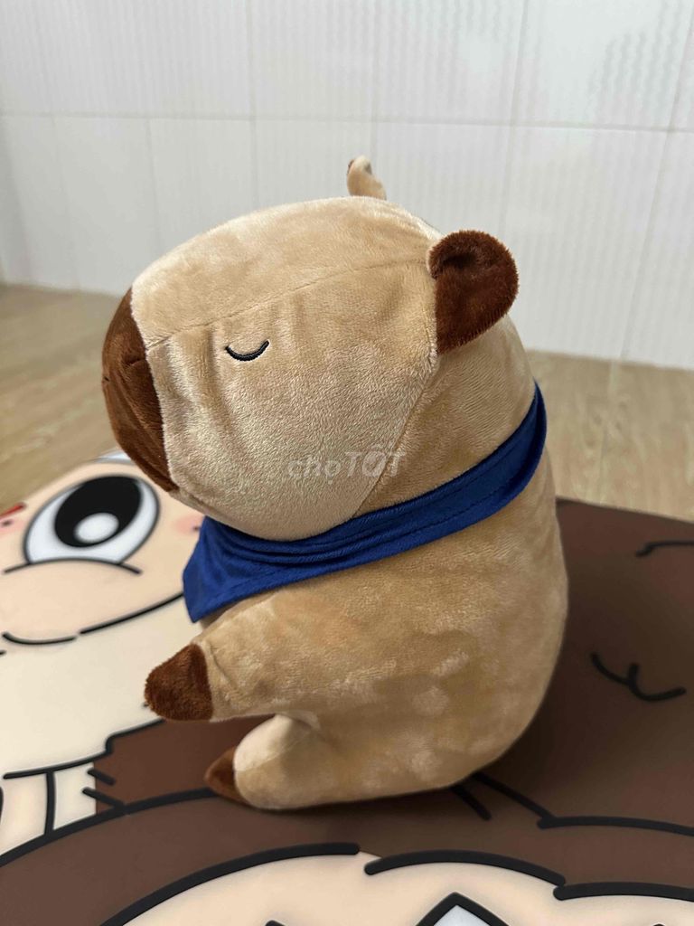 1 bé thú bông capybara 30cm 28k