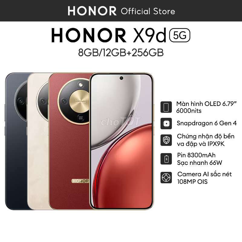 Honor X9d 5G 8GB/256GB Đen. Mua bán Điện thoại tại Thành phố Qui Nhơn Bình Định được đăng bởi Thái Hoàng Dân hình 1