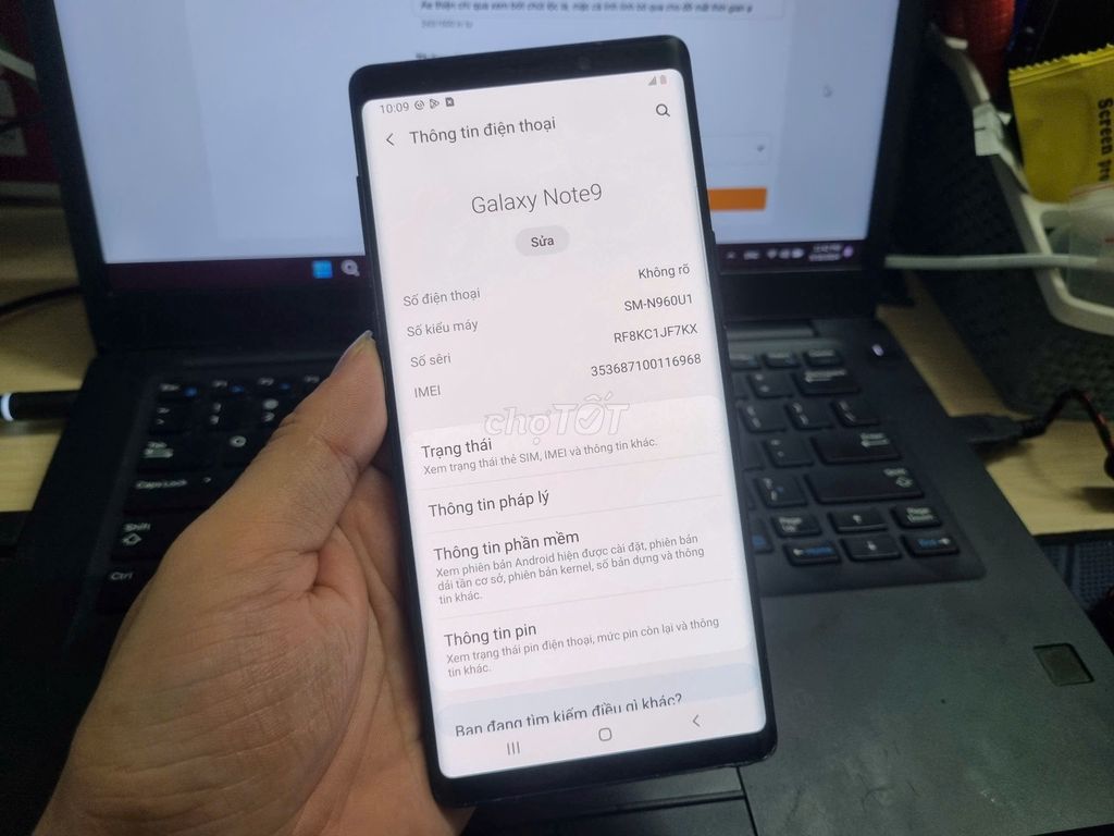 Note 9 Mỹ màu Xanh, Snapdragon 845, đẹp 97%