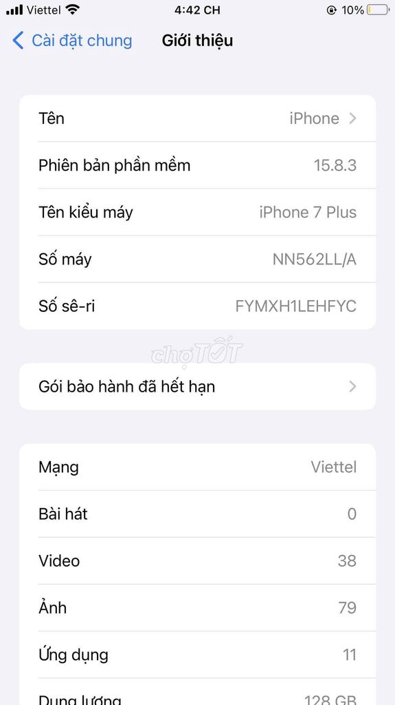 Apple iPhone 7 Plus 128GB Đã qua sử dụng. Mua bán Điện thoại tại Huyện Thoại Sơn An Giang được đăng bởi Kenn Đuu hình 1