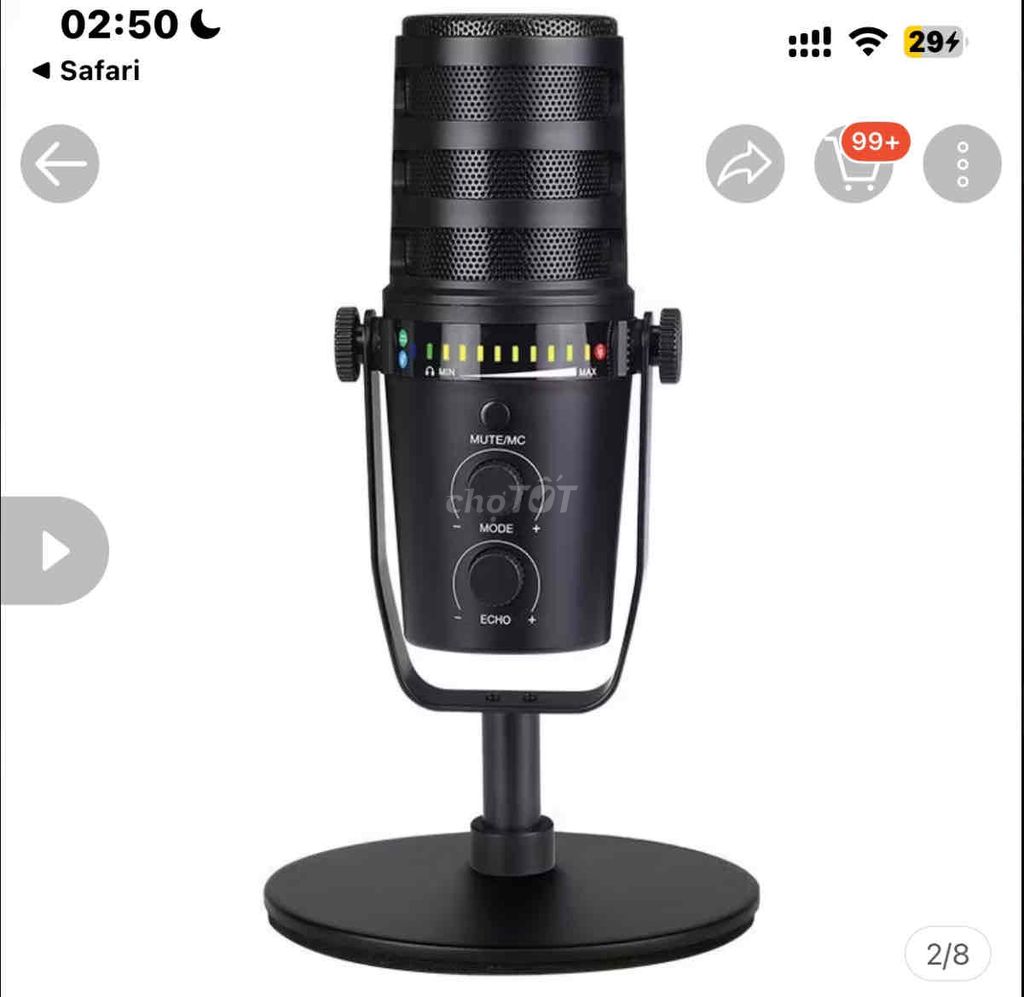 Micro podcast USB-C Chỉnh Âm Lượng. Mua bán Tivi, Âm thanh tại Quận 10 Tp Hồ Chí Minh được đăng bởi Thành hình 1