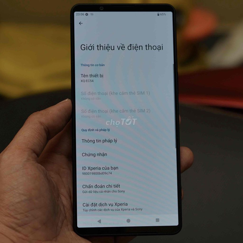 Sony Xperia 1 Mark VI 256GB Đen qt xịn EC54. Mua bán Điện thoại tại Quận 12 Tp Hồ Chí Minh được đăng bởi Nguyễn Tài hình 1