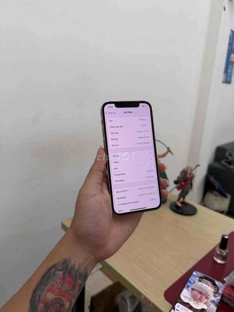 Apple iPhone 12 Pro QTE 128GB Zin Nguyên Bản. Mua bán Điện thoại tại Quận Đống Đa Hà Nội được đăng bởi Trung Kiên Trả Góp Bao Nợ Xấu hình 1