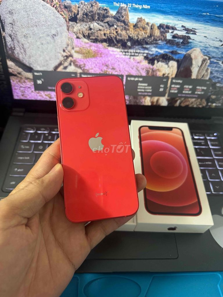 iPhone 12 mini 128GB Đỏ Đã dùng. Mua bán Điện thoại tại Quận Tân Phú Tp Hồ Chí Minh được đăng bởi Tí 168168 hình 1