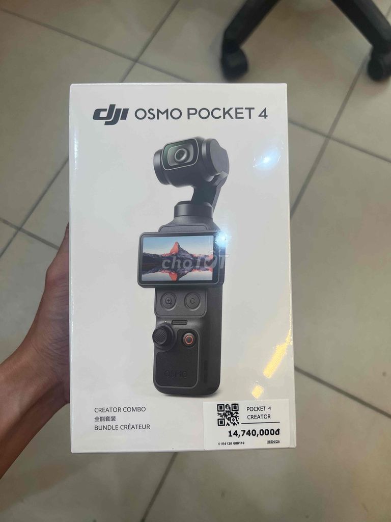Camera DJI Osmo Pocket 4 Đen Creator Combo. Mua bán Máy ảnh, Máy quay tại Thành phố Vũng Tàu Bà Rịa - Vũng Tàu được đăng bởi Nguyễn Hoàng hình 1
