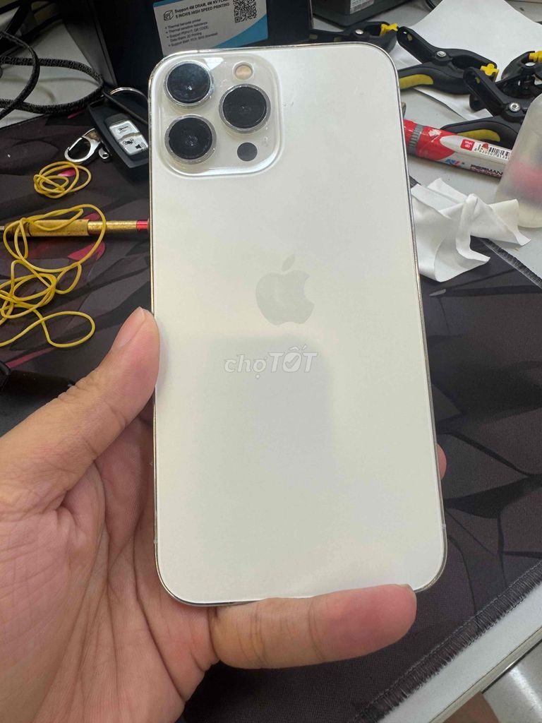 Apple iPhone 13 Pro Max 128GB Trắng. Mua bán Điện thoại tại Quận Lê Chân Hải Phòng được đăng bởi iphone giá rẻ zin chất hình 1