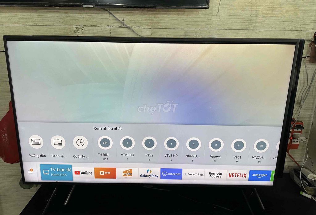 Smart Tivi Samsung 55 inch màn 4K remote nói. Mua bán Tivi, Âm thanh tại Thành phố Buôn Ma Thuột Đắk Lắk được đăng bởi Thanh Dat Tivi 79 hình 1