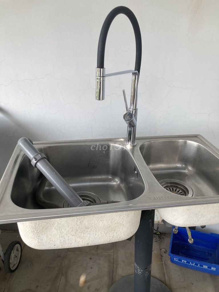 Bồn rửa chén Malloca và HAFELE đủ phụ kiện. Mua bán Nội thất, đồ gia dụng khác tại Quận 3 Tp Hồ Chí Minh được đăng bởi Nguyễn Chiến Thắng hình 1