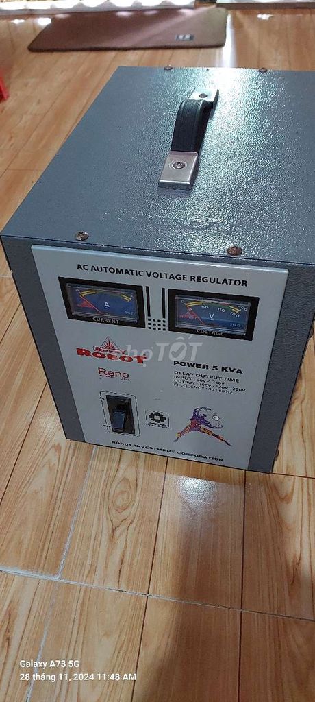 Ổn áp Robot Reno 5 KVA Xám. Mua bán Nội thất, đồ gia dụng khác tại Quận Ninh Kiều Cần Thơ được đăng bởi TrungHieu Ho hình 1