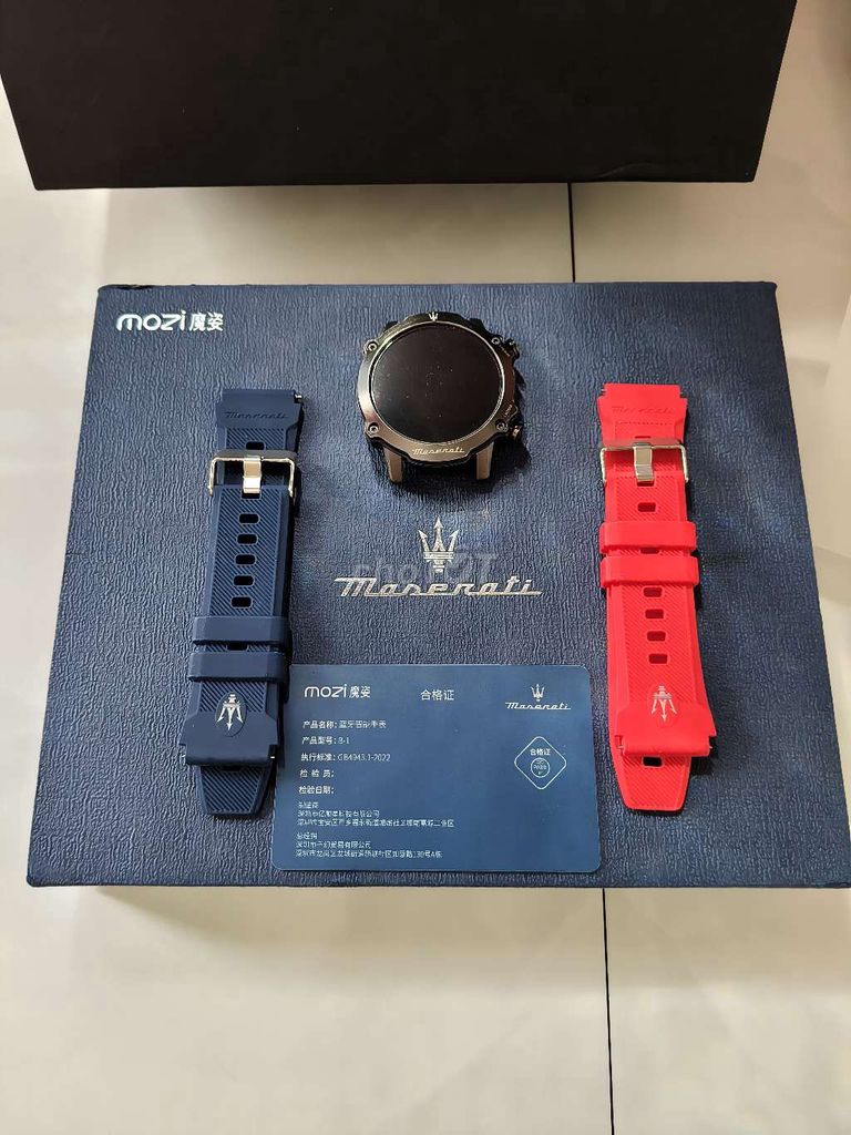 Đồng Hổ Thông Minh MOZI Maserati. Mua bán Thiết bị đeo thông minh tại Huyện Thoại Sơn An Giang được đăng bởi Le Thái hình 1
