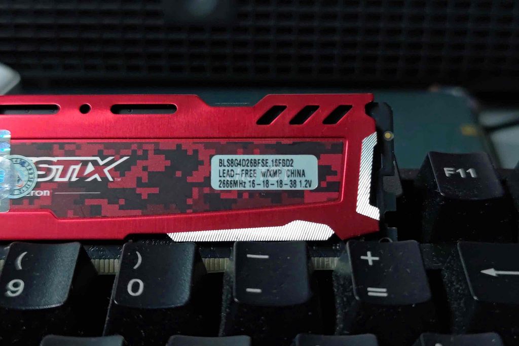 Ram Ddr4 8GB bus 2666 PC Gaming Micro Ballistx