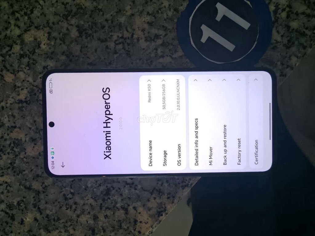 Xiaomi Redmi K50 256GB HyperOS. Mua bán Điện thoại tại Thành phố Thuận An Bình Dương được đăng bởi đào văn huy hình 1