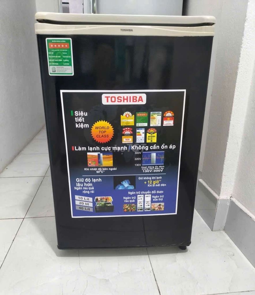 Tủ lạnh Toshiba mini 92lít làm lạnh nhanh. Mua bán Tủ lạnh tại Quận 12 Tp Hồ Chí Minh được đăng bởi Phương Anh  hình 1