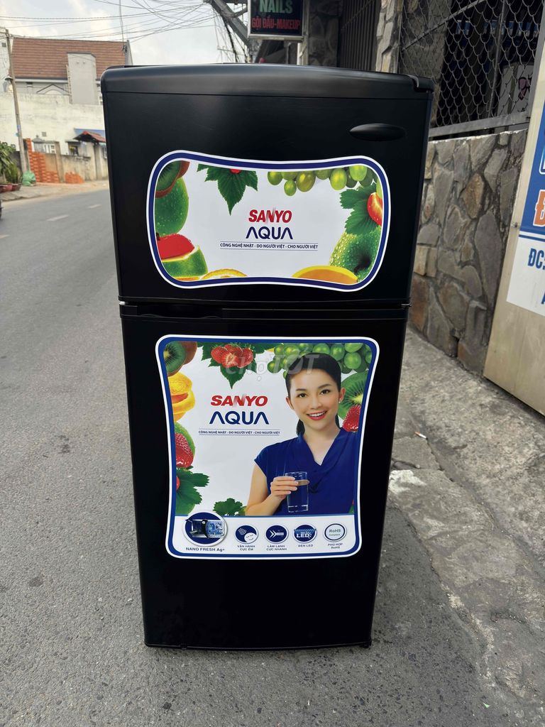 Tủ lạnh Sanyo Aqua 2 cánh mini 2 ngăn 110l. Mua bán Tủ lạnh tại Huyện Hóc Môn Tp Hồ Chí Minh được đăng bởi ĐỨC TRỌNG hình 1