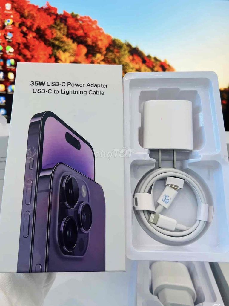 Sạc Nhanh 35W Hàng Chuẩn Cho IPhone IPad Fullbox. Mua bán Phụ kiện (Màn hình, Chuột...) tại Quận Hải Châu Đà Nẵng được đăng bởi Thanh Nhã Store hình 1